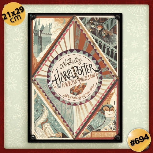 LAMINASDECOUPAGE Vintage Decorative Frame - Harry Potter 1