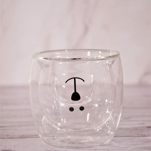 Reina Casa Polar Bear Double Wall Glass Cup 1