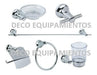 Deco Equipamientos Bath Accessory Kit 6 Pieces 100% Metal 1