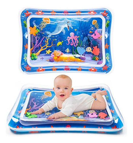 Yeeeasy Water Play Mat for Tummy Time 0