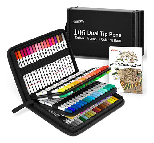 Shuttle Art Dual Tip Markers - Artistic Marker Set 0