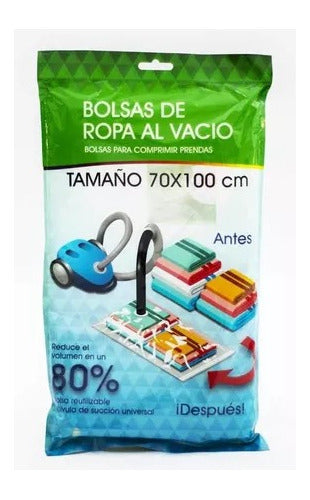 Bolsa Al Vacío Guarda Ropa Aspirable Hermetica 70x100 0