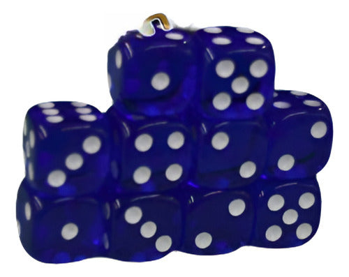 16 M M 10pcs Spot Transparent Six Dice D6 Rp 0