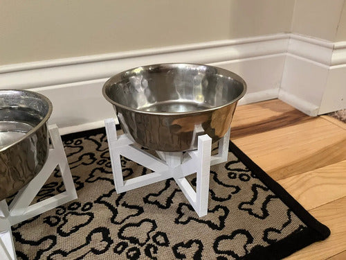 Soporte Elevado Para Bowl Plato Comedero Perros Gatos 1