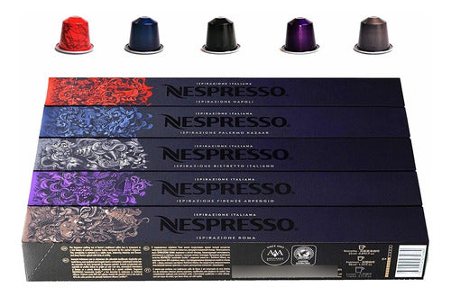 Nespresso 2 Boxes X10 Capsules Kazaar Napoli O Venezia 0