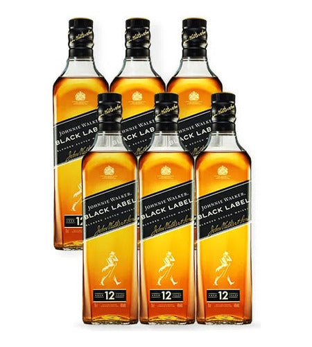 Johnnie Walker Black Pack 6 Units - Free Shipping 1