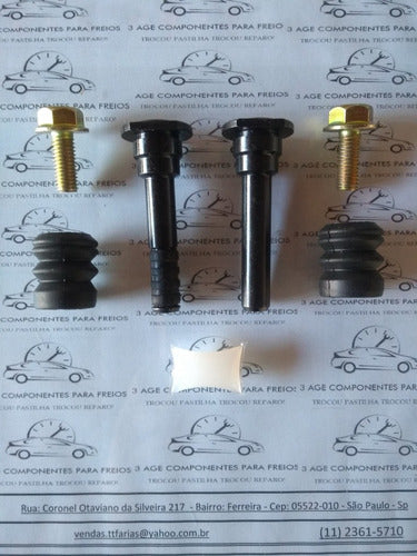 2 Kit Reparo Pino Guia Pinça Freio Suzuki Sx4 6