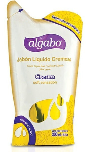 Algabo 12 Liquid Soap Coconut and Vanilla Refill X 300 ML 5