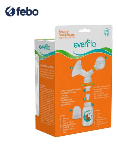 Extractor De Leche Materna Basico Dreams De Evenflo Blanco 2