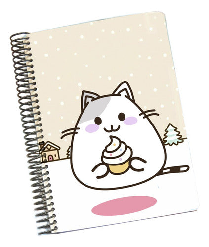 Tienda Chipi Kawaii Agenda Gatito Helado Push 0