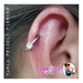 Piercing Aro Con Disco Zircon 4