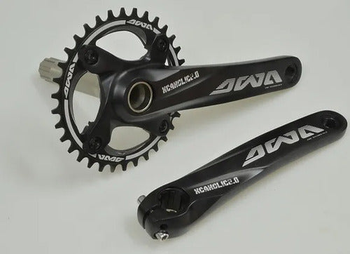 AWA Single Chainring and Crankset Hollowtech System 36 Teeth 1