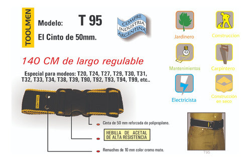 Toolmen Tool Bag Belt T990 Electrician Tools Holder 2