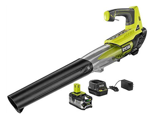 Ryobi One + 100 Mph 280 Cfm Soplador De Hojas Con Ventilador 0