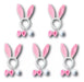 Tienda de Fiesta Bunny Ears Set with Bow and Tail 0