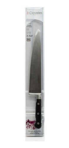 Forged Chef Cook's Knife 25cm | 3 Claveles Forge 3