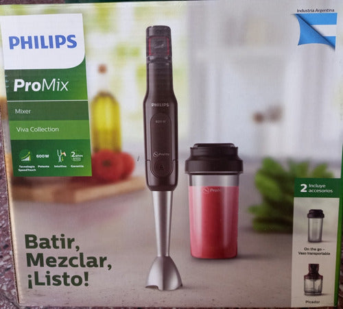 Mixer Picador Philips 2625/80 Viva Collection Smoothie Nueva 0