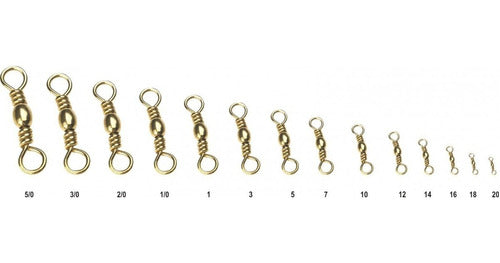 Esmerillon Nº12 Bronce X 100 Unid Pesca Pejerrey Mide 14 Mm 1