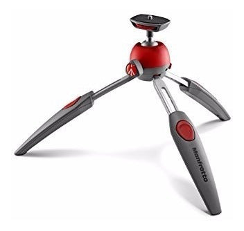 Manfrotto Pixi Evo Red Tripod - Supports 2.5 Kg 1