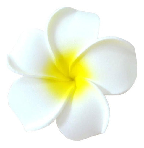 Pursuestar 100 Uds. Frangipani Hawaiano Espuma Blanca, Gorro 7