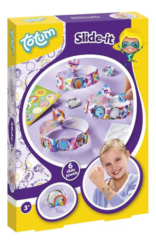 Set Manualidades Crear Pulsera Multicolores Infantil Trex 0