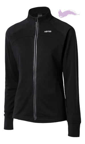 Abyss Campera Termica Mujer Frisada Deportiva Bolsillos Con Cierre 0