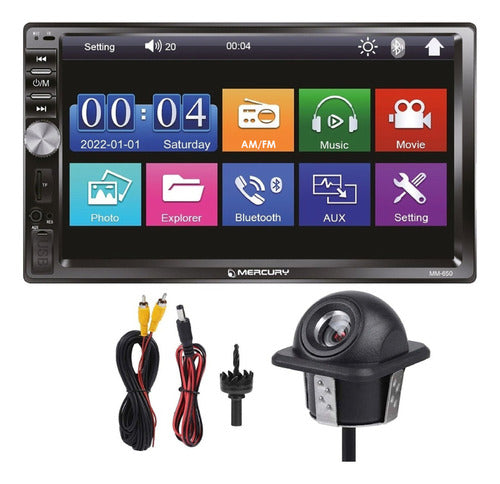 Mercury 7-Inch Blauline Player Combo + Reverse Camera 0