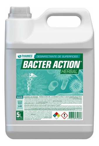 Thames Bacter Action Herbal Germ Surface Disinfectant 5L 0