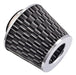 Large 76mm Carbon Gray Conical Air Filter - Competition Grade 5