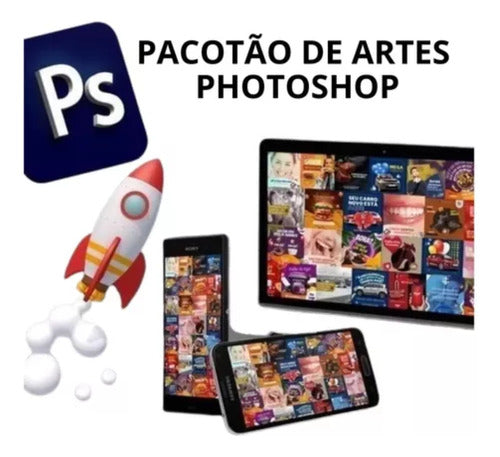 Mega Pack Social Mídia Pacotão Photoshop 25gb De Artes 2