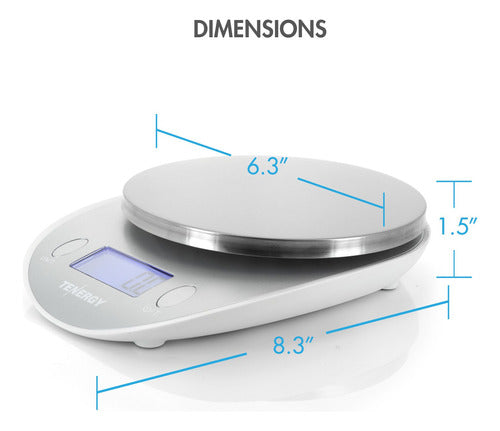 Escala De Cocina Digital De Alta Precisión Tenergy 6