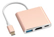 Battony USB C to HDMI Adapter in Rose Gold - 3-in-1 AV Converter 0