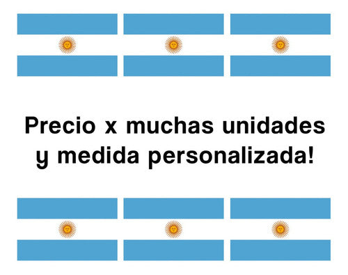 Parches Termoadhesivos Bandera Argentina Aplique Troquelado# 0