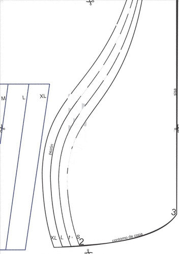 MOLDES EDYAGED Top Bralette Lingerie Patterns Templates Printable 2