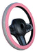 Girls Power Steering Wheel Cover - Silver Pink Diamonds 0