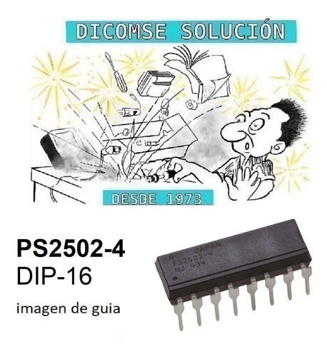 Circuito Integrado Ps2502-4 Ps2502 Ps25024 Dip16 1