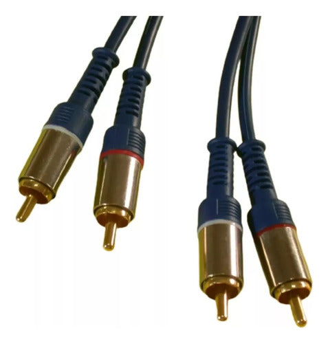 Puresonic Audio Stereo Cable 2 RCA 2 RCA Reinforced 10 Meters 0