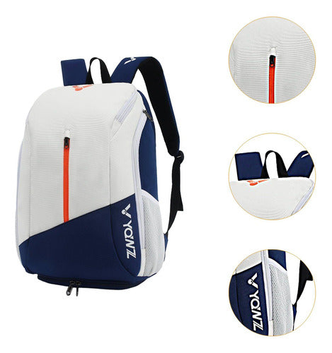 Mochila De Badminton, Mochila De Tênis, Para Raquete Azul 2