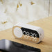 Djtiendaonline Mini Bluetooth Radio SD White Digital Alarm Clock 2