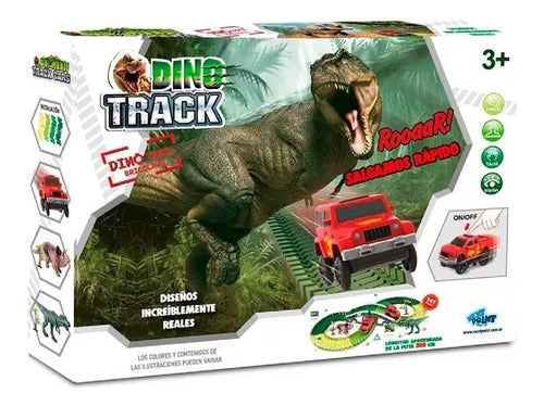 Dino Track Original Next Point - 141 Piece Car Track Set 0