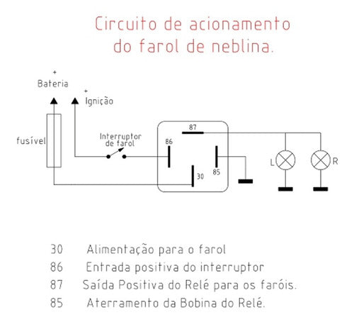 Relay Mini. Ford/Volkswagen/Chevrolet Aire/INJ/B 1