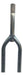 BICICLETERIA WORKS Fork for Beach Bikes 26" - Black - Rigid 0