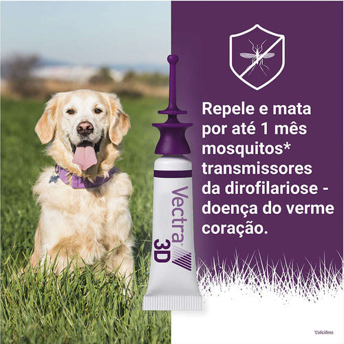 Antipulgas E Carrapatos Ceva Vectra 3d P/ Cães De 1,5 A 4kg 4