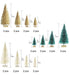 AerWo Mini Christmas Tree Wooden Base Decoration 24 Pieces 1