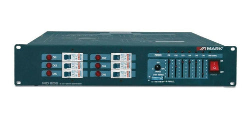 Mark Dimmer 6 Ch DMX 16A X Channel Front Control 0