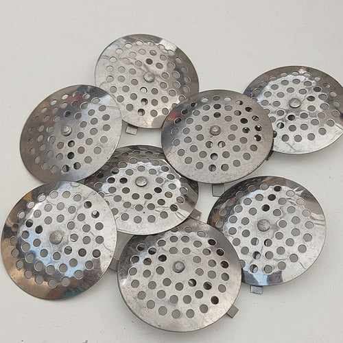 Generic Stainless Steel Filter Grate for Kitchen Sink Pack of 8 1