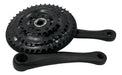 Works Triple Chainring 42-34-24 Teeth Aluminum 1