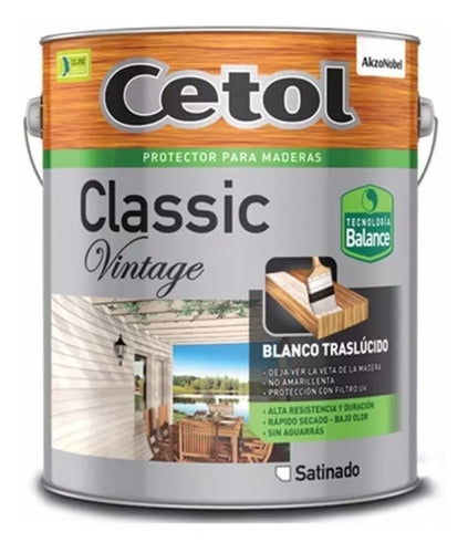 Cetol Classic Vintage 4 Liters + Sandpaper Paint Don Luis Mdp 0