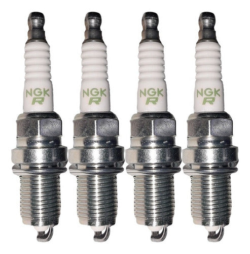 NGK Spark Plug Wire Set and Spark Plugs for Volkswagen Fox Suran Trend Voyage 1