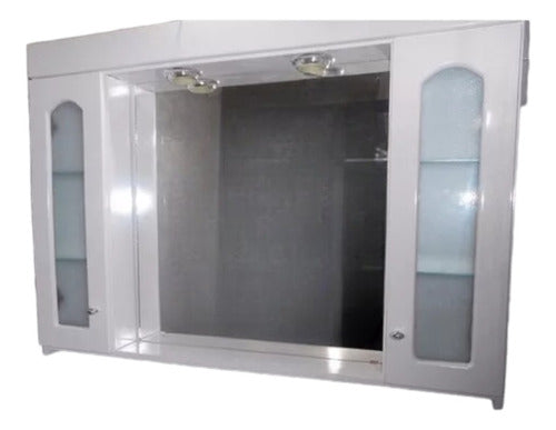 Cirobam Mueble Baño Botiquin Peinador Doble Puerta 100cm 1